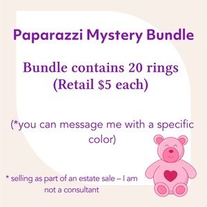 Paparazzi Mystery Bundle- Rings, NIP